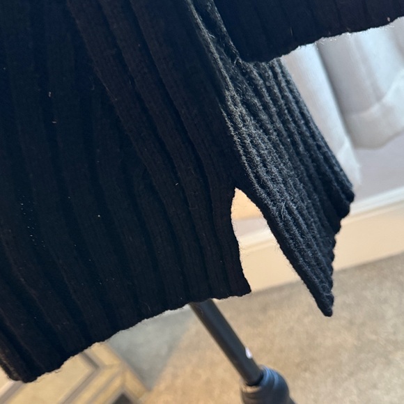 Topshop Black Ribbed Knit Sweater - Picture 4 of 5